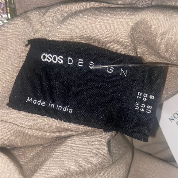 ASOS Metallic Sequin Mini Dress, missing - Picture 8 of 8